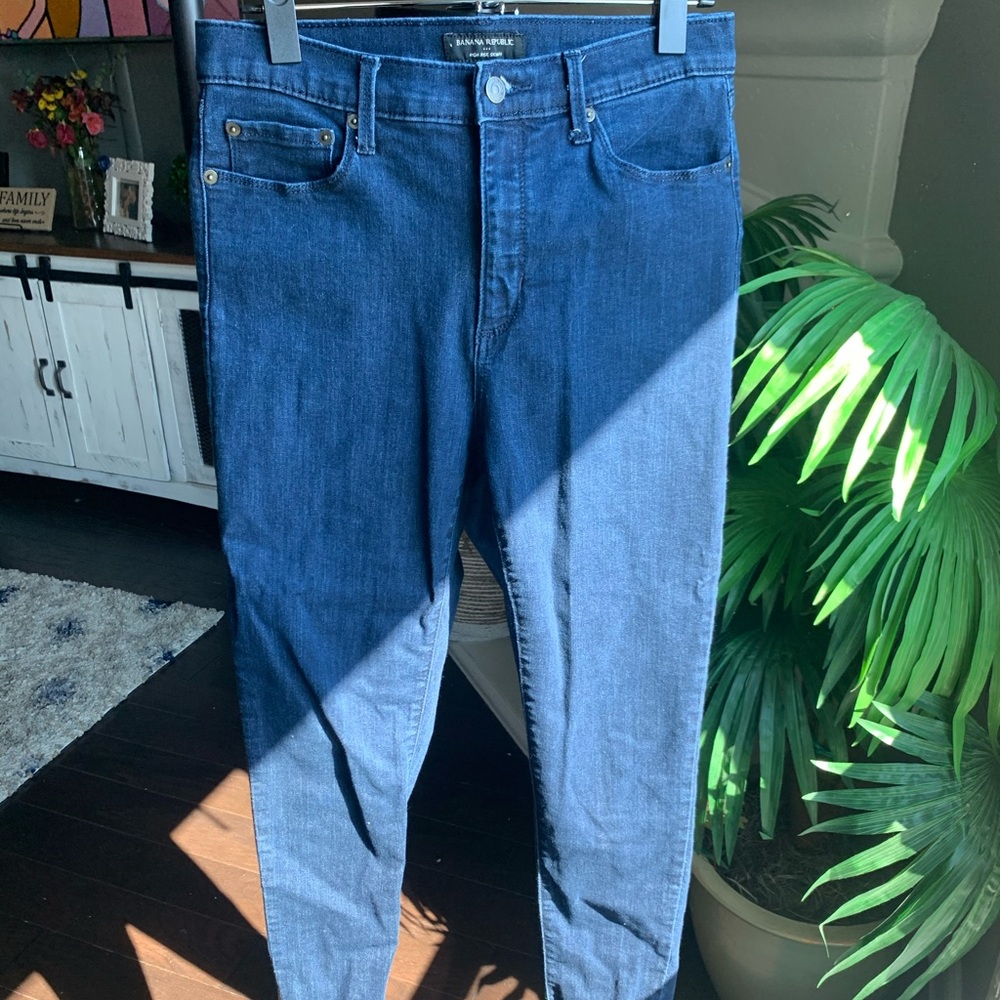 Banana republic high waisted skinny jeans